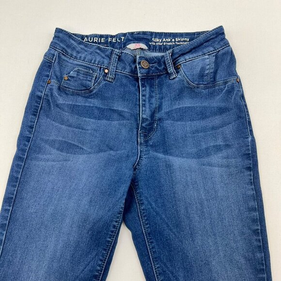 Laurie Felt Women’s Ankle Skinny Jeans Mid Rise Size XS - Picture 3 of 9